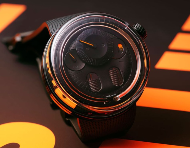 HYT H0 : une nouvelle version orange et noire pour une autre vision du temps