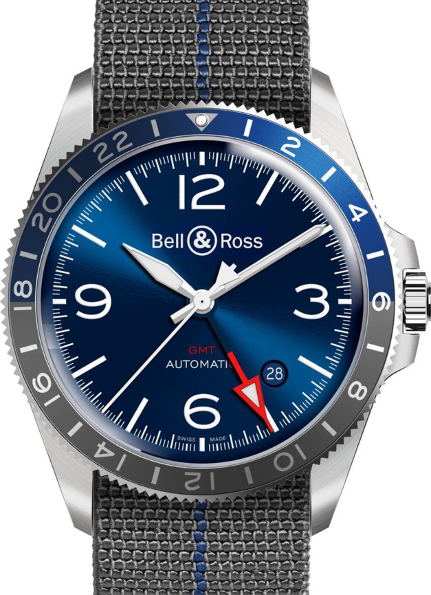 Bell & Ross BR V2-93 GMT Blue : quand on pourra reprendre l'avion... Bell & Ross BR V2-93 GMT Blue : quand on pourra reprendre l'avion...