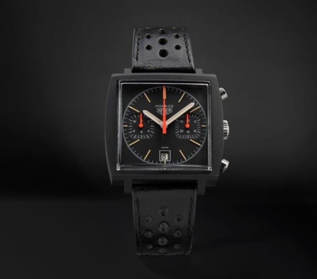 Heuer Monaco Dark Lord de 1969 Heuer Monaco Dark Lord de 1969