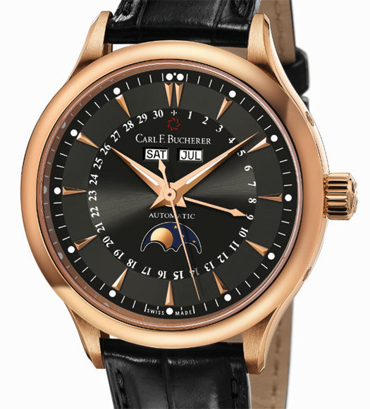 Bucherer Manero MoonPhase calendrier complet Bucherer Manero MoonPhase calendrier complet