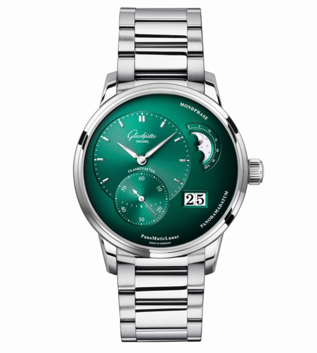 Glashütte Original PanomaticLunar : une nouvelle version vert sapin Glashütte Original PanomaticLunar : une nouvelle version vert sapin