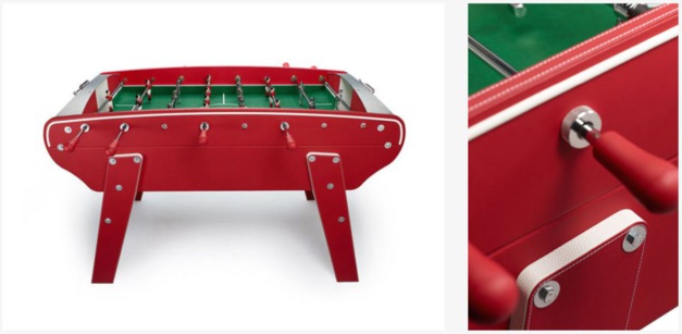 Baby-foot gainés de cuir de chez Vaudaux Baby-foot gainés de cuir de chez Vaudaux