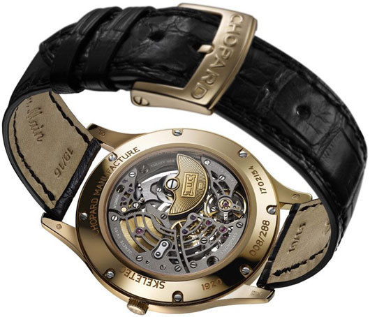 Chopard L.U.C XP Skeletec : premier mouvement squeletté réalisé par Chopard Manufacture