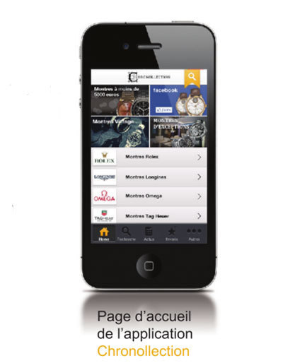 Chronollection : nouvelle version de son application iPhone