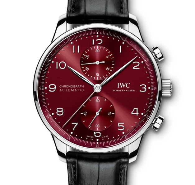 Portugaise IWC cadran bordeaux Portugaise IWC cadran bordeaux