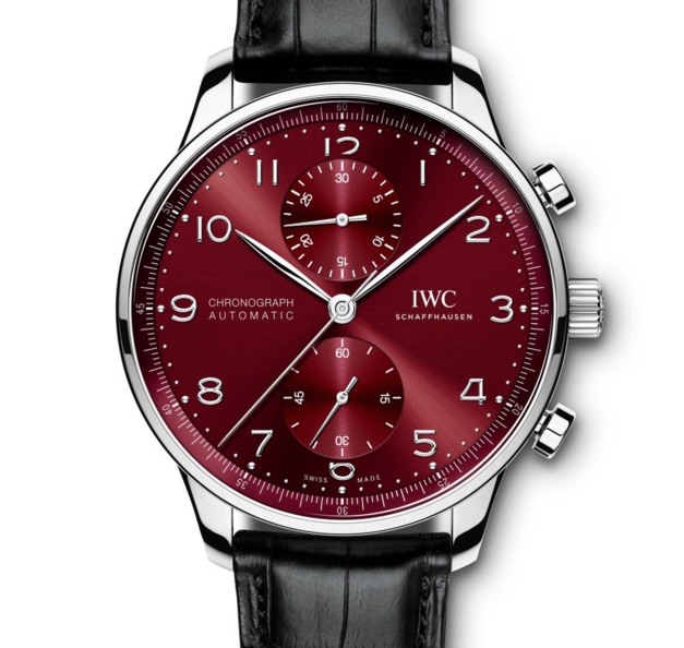 Portugaise IWC cadran bordeaux