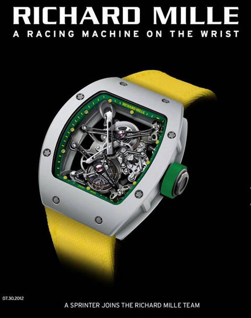 Yohan Blake : une montre Richard Mille au poignet ? Yohan Blake : une montre Richard Mille au poignet ?