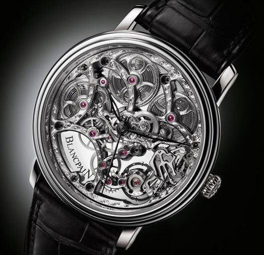 Blancpain Villeret Squelette 8 Jours : elle montre tout Blancpain Villeret Squelette 8 Jours : elle montre tout