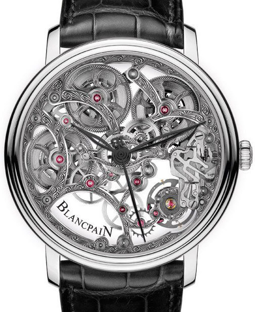 Blancpain Villeret Squelette 8 Jours : elle montre tout