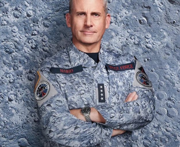 Space Force Steve Carell et sa Speedmaster Copyright Netflix