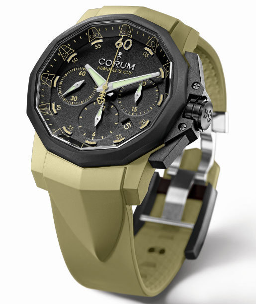 Corum Admiral’s Cup Challenger 44 Chrono Rubber : de la douceur du caoutchouc…