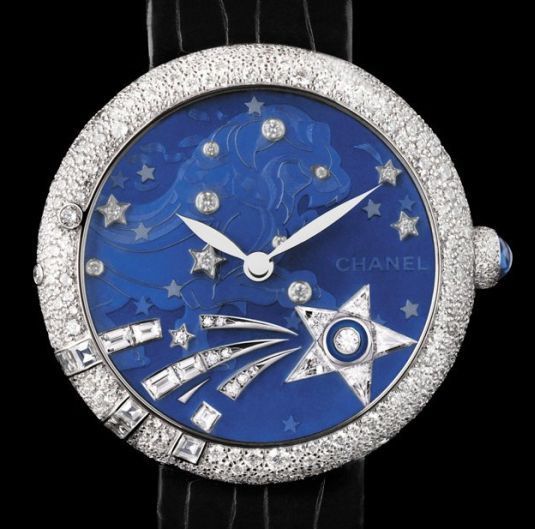 Montre Mademoiselle Privé, décor Constellation du lion Montre Mademoiselle Privé, décor Constellation du lion