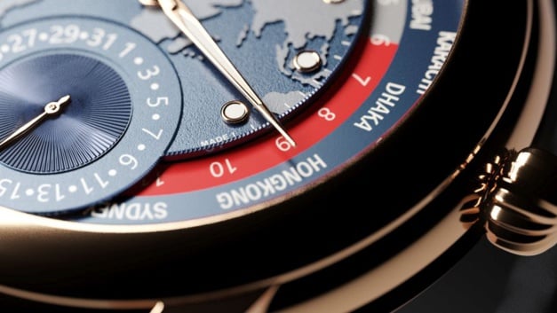 Frédérique Constant Classic Worldtimer Manufacture or rose Frédérique Constant Classic Worldtimer Manufacture or rose