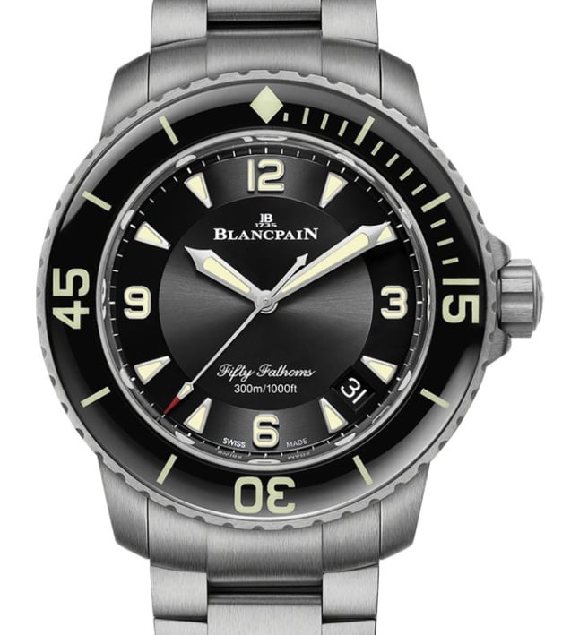 Blancpain Fifty Fathoms : nouvelle version sur bracelet titane Blancpain Fifty Fathoms : nouvelle version sur bracelet titane