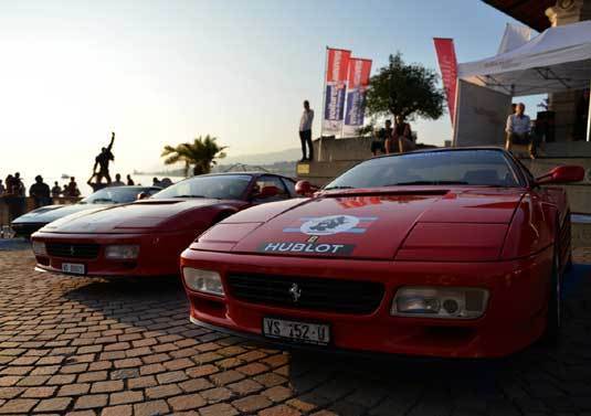 Montreux : des voitures de légende sur le lac Léman avec Hublot