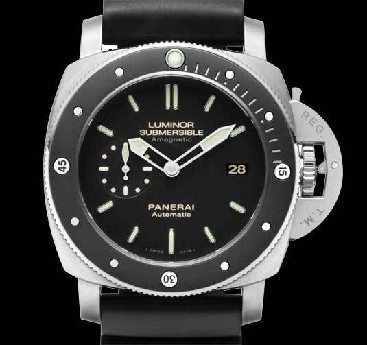 Panerai Luminor Submersible 1950 Amagnetic 3 Days automatic Titanio : amagnétique attraction