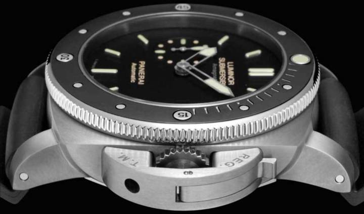 Panerai Luminor Submersible 1950 Amagnetic 3 Days automatic Titanio : amagnétique attraction