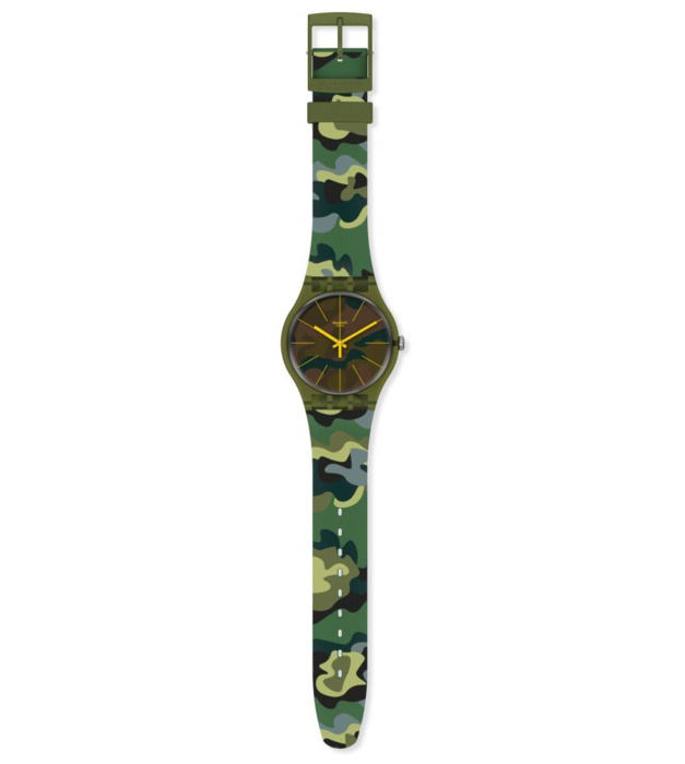 Swatch Essentials Camouforest : une nouvelle version "camo" très réussie Swatch Essentials Camouforest : une nouvelle version "camo" très réussie