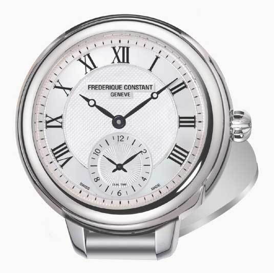 Frédérique Constant : pendulette double fuseau horaire