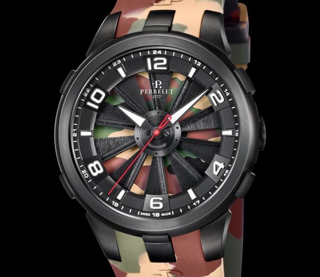Perrelet Turbine Camo : édition limitée à cent exemplaires Perrelet Turbine Camo : édition limitée à cent exemplaires