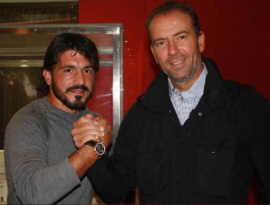 Genaro Gattuso (à gauche)