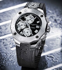 Riviera chronographe Acier/Caoutchouc XXL de chez Baume et Mercier Riviera chronographe Acier/Caoutchouc XXL de chez Baume et Mercier