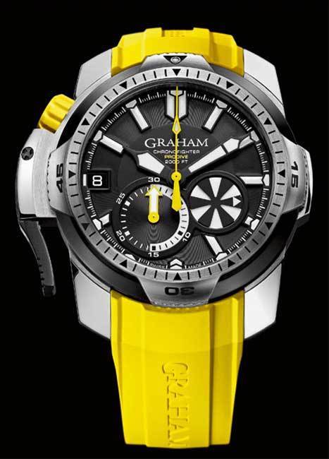 Graham Chronofighter Prodive : montre de plongée professionnelle Graham Chronofighter Prodive : montre de plongée professionnelle