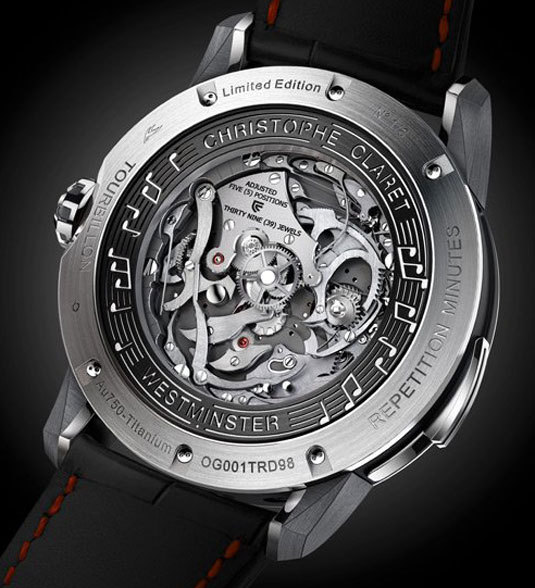 Christophe Claret Soprano : tourbillon musical au design contemporain Christophe Claret Soprano : tourbillon musical au design contemporain