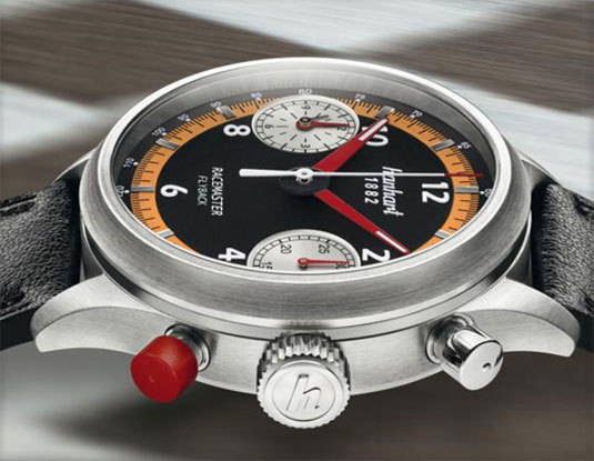 Hanhart Pioneer Racemaster : beau trio de chronos Hanhart Pioneer Racemaster : beau trio de chronos
