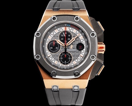 Chronographe Audemars Piguet Royal Oak Offshore Michael Schumacher or rose