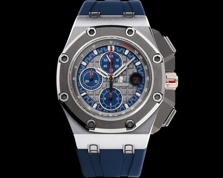 Chronographe Audemars Piguet Royal Oak Offshore Michael Schumacher platine Chronographe Audemars Piguet Royal Oak Offshore Michael Schumacher platine