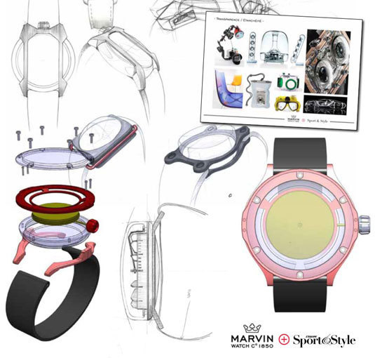 Un « concept watch » Sport & Style avec Marvin Un « concept watch » Sport & Style avec Marvin