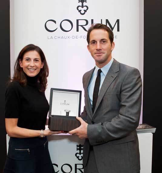 Ben Ainslie, ambassadeur Corum élu Marin de l’année 2012