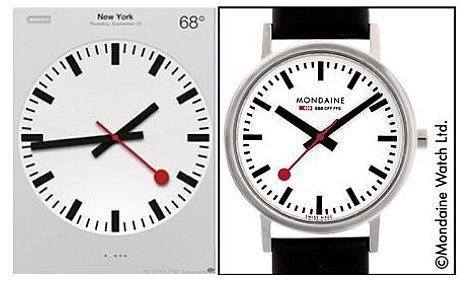 Apple : 16,5 millions d’euros pour utiliser le design des horloges de gares suisses Apple : 16,5 millions d’euros pour utiliser le design des horloges de gares suisses