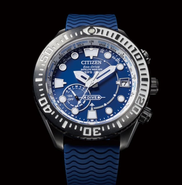 Citizen Satellite Wave GPS Dive 200m Super Titanium : une plongeuse reliée au GPS ! Citizen Satellite Wave GPS Dive 200m Super Titanium : une plongeuse reliée au GPS !