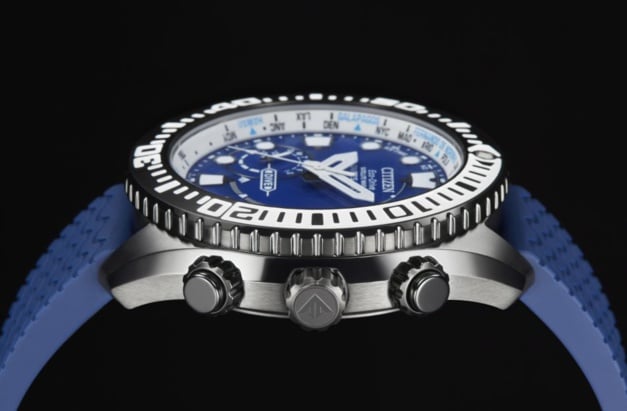 Citizen Satellite Wave GPS Dive 200m Super Titanium : une plongeuse reliée au GPS ! Citizen Satellite Wave GPS Dive 200m Super Titanium : une plongeuse reliée au GPS !