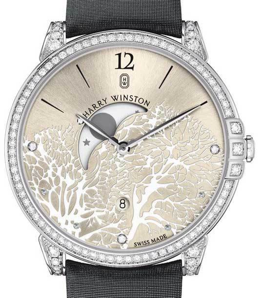 Harry Winston Midnight Moon Phase : lune romantique