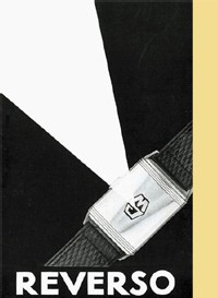 Ancienne publicité pour la Reverso copyright Jaeger-LeCoultre