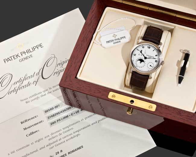 Patek Philippe, Réf 5054G-001 Patek Philippe, Réf 5054G-001