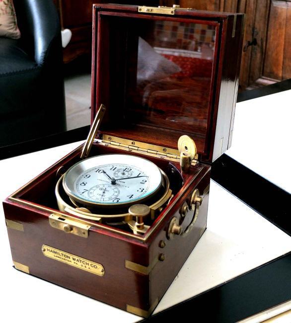 Chronomètre de marine Hamilton d'origine Chronomètre de marine Hamilton d'origine