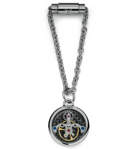 Porte-clefs Tourbillon en acier, TF Est. 1968 Porte-clefs Tourbillon en acier, TF Est. 1968