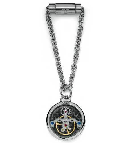 Porte-clefs Tourbillon en acier, TF Est. 1968