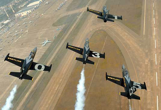 Breitling : les patrouilles d’acrobatie Breitling Jet Team dans le ciel de Chine…