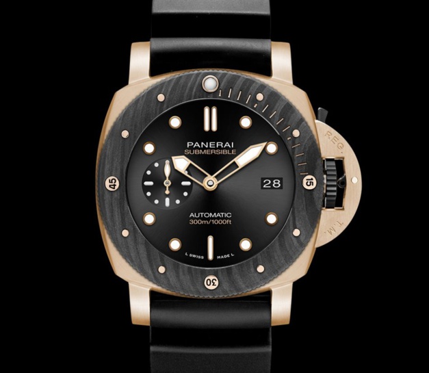 Panerai Submersible Goldtech Orocarbo