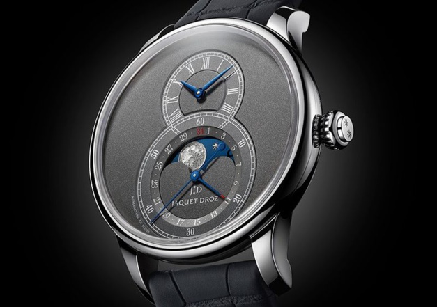 Jaquet Droz Grande Seconde Moon : une nouvelle version avec cadran anthracite Jaquet Droz Grande Seconde Moon : une nouvelle version avec cadran anthracite