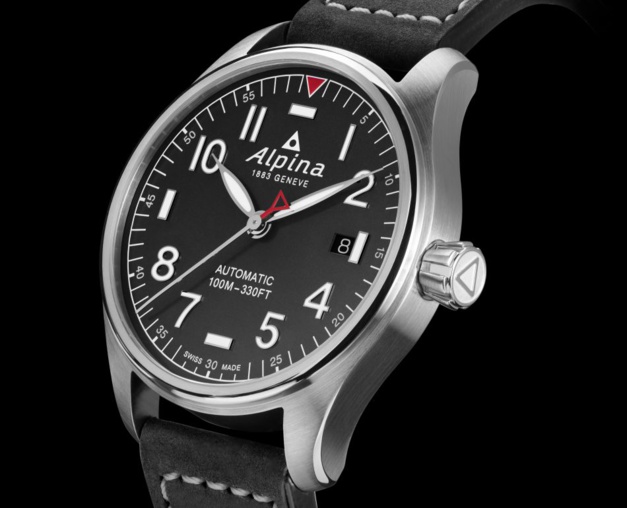Alpina Startimer Pilot Automatic : atterrissage en douceur pour la version en 40 mm Alpina Startimer Pilot Automatic : atterrissage en douceur pour la version en 40 mm