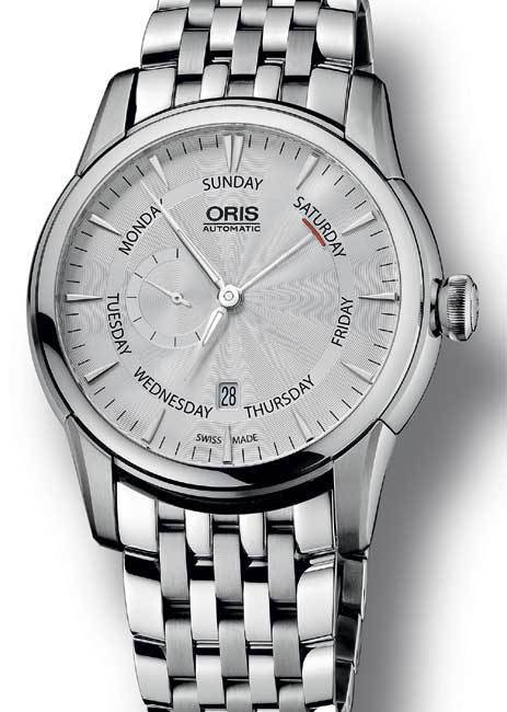 Oris Artelier Petite Seconde Pointer Day : la semaine à portée de main