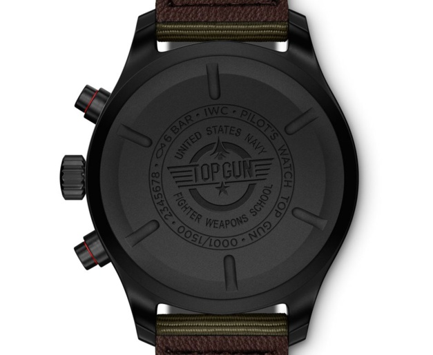 IWC chrono Top Gun édition "SFTI" en céramique noire IWC chrono Top Gun édition "SFTI" en céramique noire