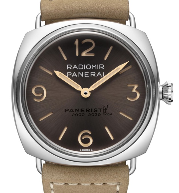 Panerai Radiomir Venti PAM 02020 : 1.020 exemplaires pour les 20 ans de Paneristi Panerai Radiomir Venti PAM 02020 : 1.020 exemplaires pour les 20 ans de Paneristi