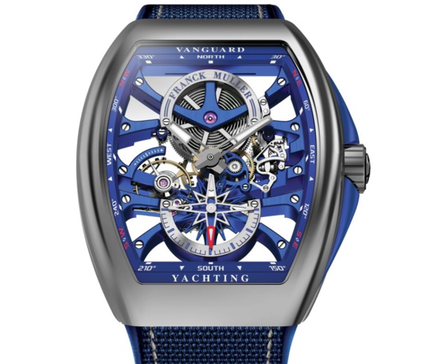 Franck Muller Vanguard Yachting Anchor Skeleton : esprit nautique Franck Muller Vanguard Yachting Anchor Skeleton : esprit nautique